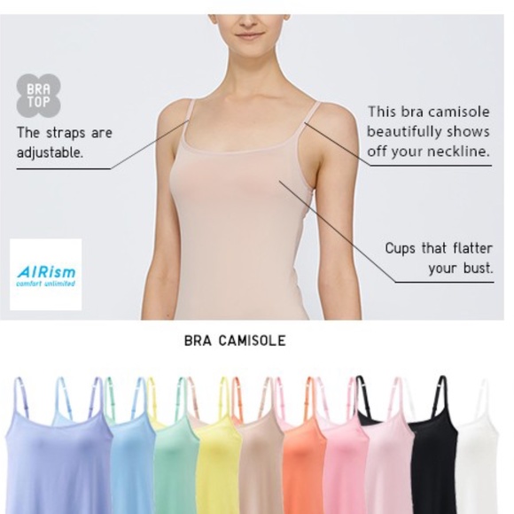 Uniqlo tank top with bra Clearance